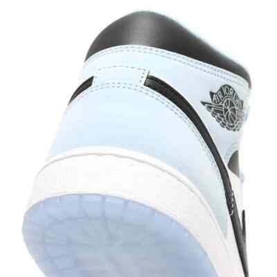 Nike Air Jordan 1 Mid Ice Blue Nubuck DV1308-104 Men display picture 1