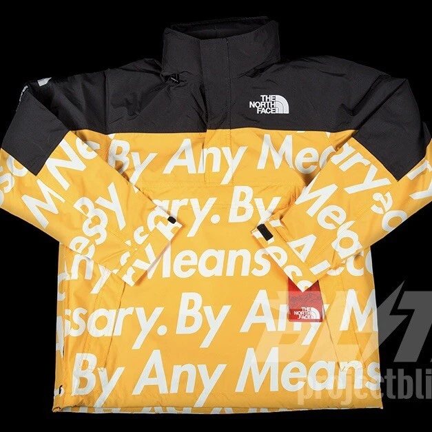 VESTE DE MONTAGNE JAUNE TNF FW15 SUPREME THE NORTH FACE BY ANY MEDIES TAILLE L 2015