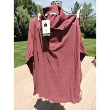 Cutter & Buck Men's Long Sleeve Shirt Golf Life Style Maroon Size Large NWT