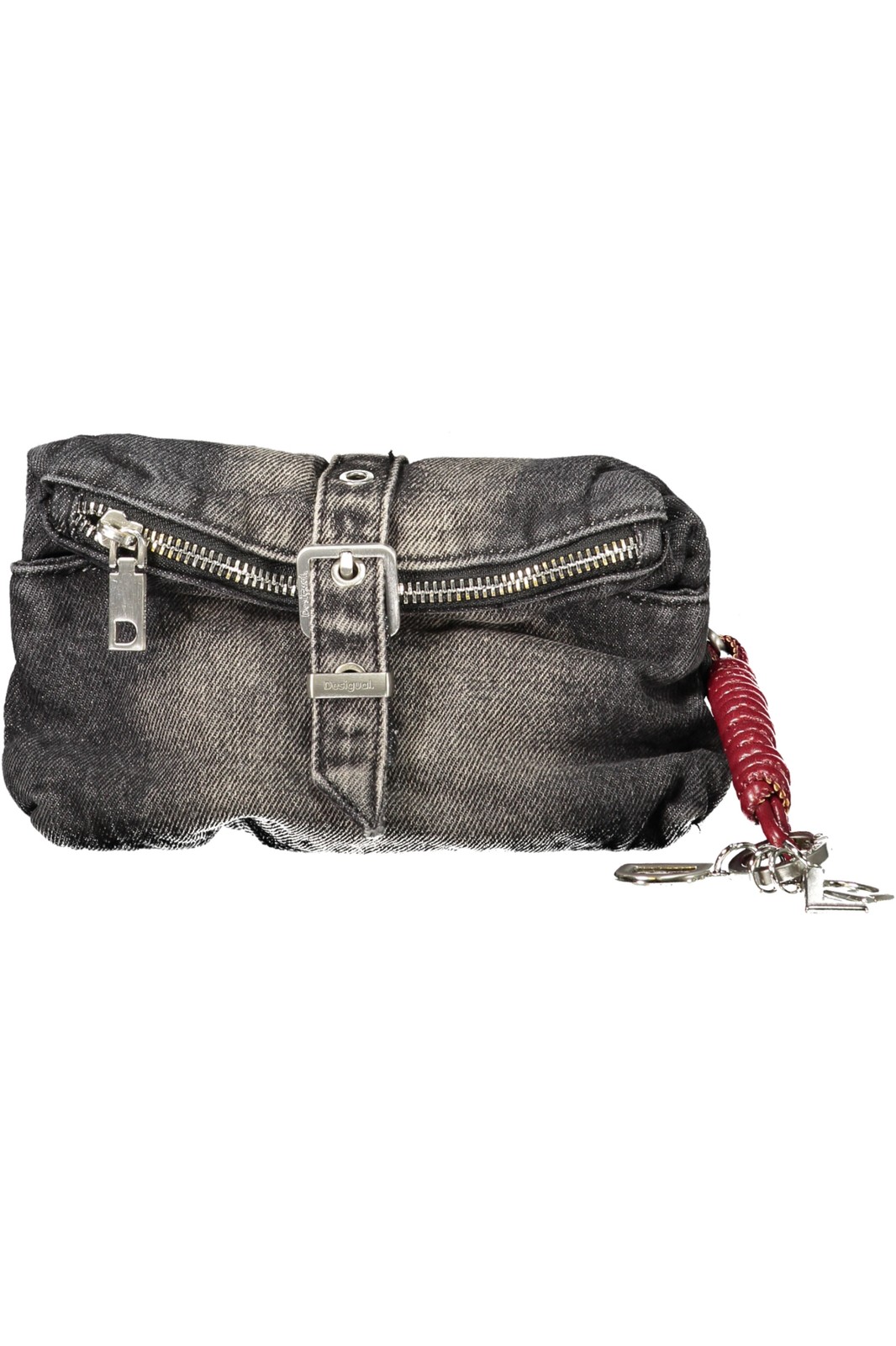 Borsa A Spalla Desigual Mone_half Logo 26Wayd01 Donna Nero Unica - Immagine 2