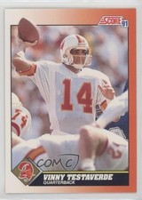 1991 Score Vinny Testaverde #398 te2
