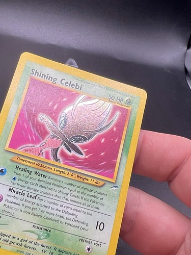 Pokémon TCG Shining Celebi 106/105 Neo Destiny Holo Unlimited Shiny 1995 MP YQ1 - Picture 3 of 5
