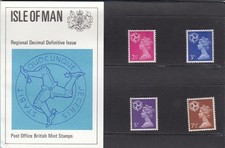 1971  - Isle of Man defins to 7.5p -  Royal Mail pack 30. - MNH