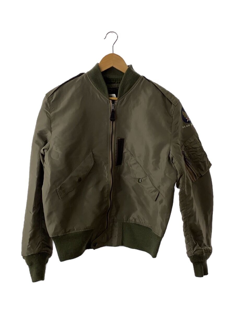 Buzz Rickson's Flight Jacket 38 Khaki Nylon Used #ED AFA | eBay