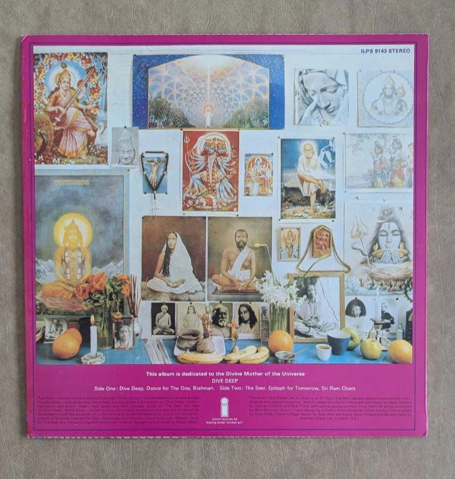 QUINTESSENCE ULTRA-RARE MINT UK FIRST PRESSING 'DIVE DEEP' CLASSIC PSYCH ROCK! - Image 4 of 4