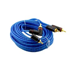 ORION Wired CR20FT (20-Ft Blue) 2 Channel RCA Male to RCA Male Stereo Car Audio