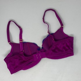 Agent Provocateur Molly Purple Silk Bra 34C