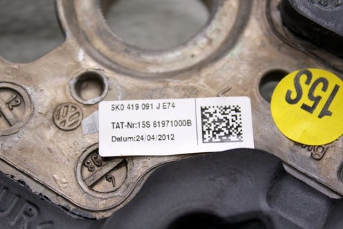 OEM Volkswagen Tiguan Steering Wheel 5K0 419 091 J E74 - Picture 2 of 5
