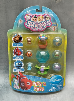 Disney Squinkies Pets n Pals Series 1 Up Nemo Bugs Life 2012 9 toys