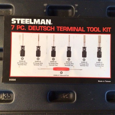 Steel man 7 Piece Deutschmark Terminal Tool Kit With Case
