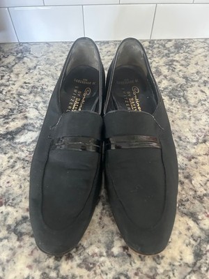 BALLY Men s Continental Blck Leather Loafer Slid Shoes 10.5 Switzerland