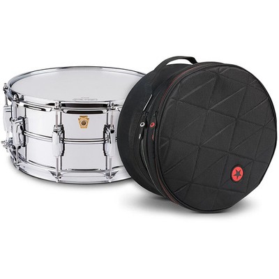 Ludwig Supraphonic Snare Drum Chrome with Road Runner Bag