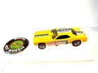 Vintage Hot Wheels Redline Snake II 1971 Don Prudhomme HK Yellow w/ Metal Button
