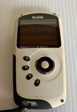 Kodak PlaySport Zx3 Waterproof Handheld HD Camcorder SD USB Black White