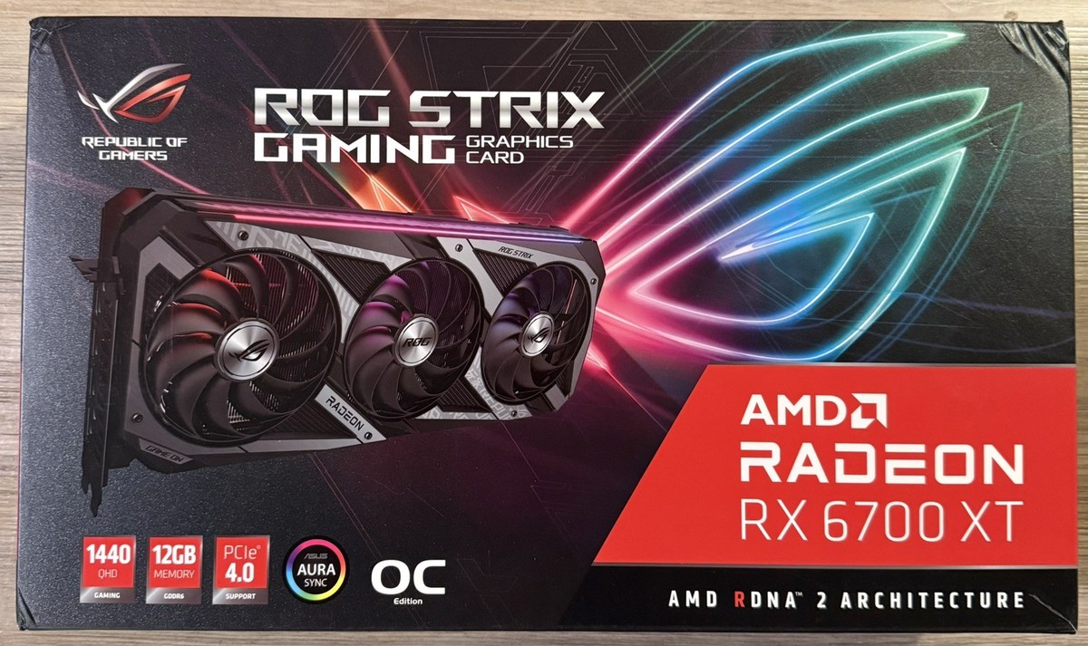 ASUS ROG Strix Radeon RX 6700 XT OC Gaming 12GB GDDR6