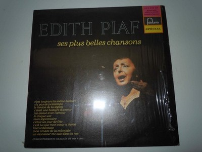 Edith Piaf - Ses Plus Belles Chansons on French Fontana label
