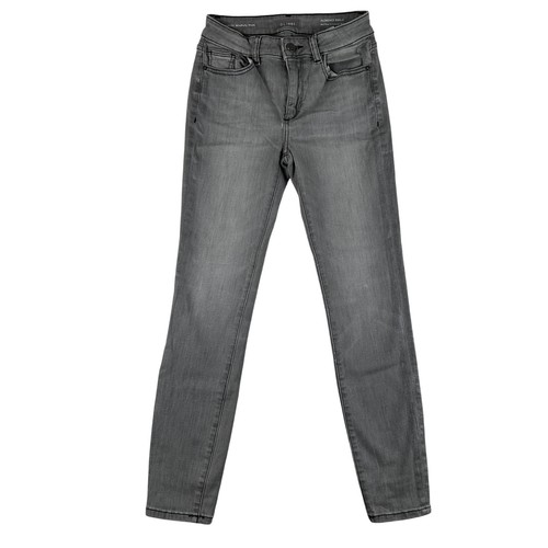 DL1961 Jeans Womens 24 Gray Florence Ankle Mid Rise Instasculpt Skinny 24x26