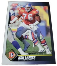 1991 Score Ken Lanier Denver Broncos #477 Football Card (F5