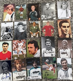 114 Original Autogramme aus private Sammlung Borussia Mönchengladbach•Konvolut