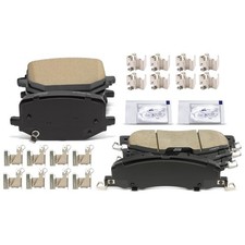 8pcs Front and Rear Ceramic Brake Pads w/Hardware for Lincoln Aviator 2020-2023