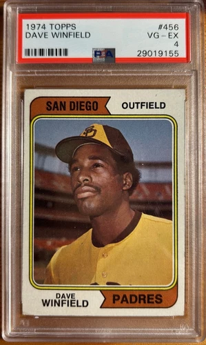 David Winfield Topps 1974 Rookie Card PSA VG-EX 4