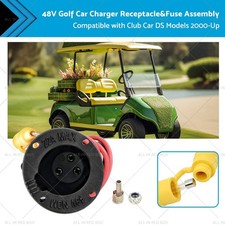 48V Golf Car Charger Receptacle and Fuse Assembly Suitable for Club Car DS 2000-