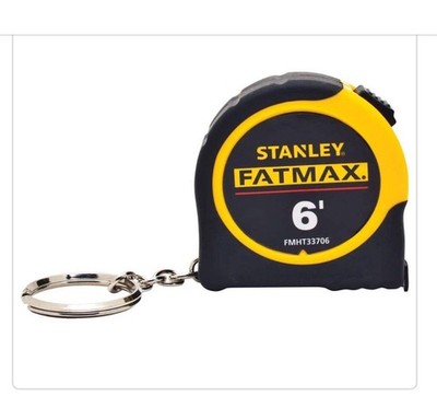 Stanley FATMAX 6 ft. x 1/2 in. Keychain Pocket Tape Measure, Model # FMHT33706M