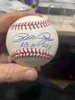 Autographed Baseball Ball Pete Rose ROY