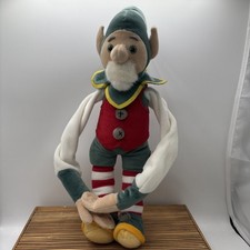 Wild Republic HOLIDANGLERS 17" Santa Claus Elf Christmas Toy Decoration Plush