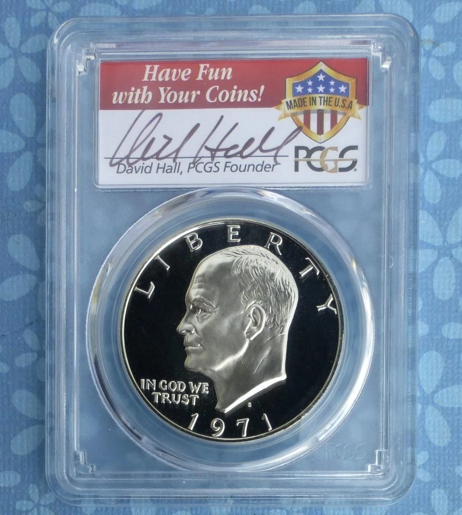 25+ Silver Proof PR 69 Graded Eisenhower Dollars (1971-1978) for