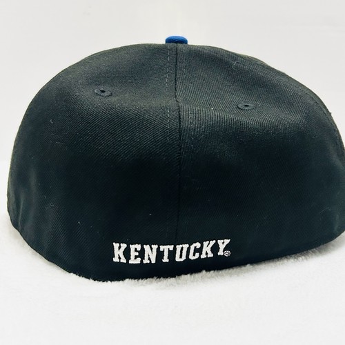 New Era Kentucky Wildcats Final Four 2-Tone 59FIFTY Fitted Hat Cap 7 3/4 Black - Picture 4 of 6