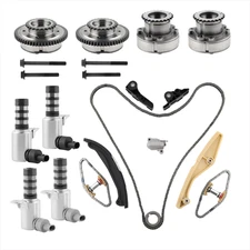 Timing Chain Kit With VVT Cam Phasers For 2011-2017 Ford F-150 Lincoln MKX 3.5L