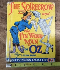 L FRANK BAUM The Scarecrow and Tin Wood-man of Oz & Princess Ozma 1939 MCNALLY
