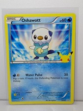  Oshawott Non-Holo - Pokemon 25th Anniversary BW03 Ken Sugimori on eBay