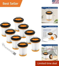 WV201 Filter Fit Shark Wandvac ION 8pc w/Clean Brush ReplaceWV200-WV220 XHFWV200