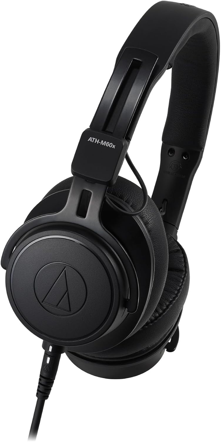 Audio-Technica ATH-M60xa Professional On-Ear Monitor Headphones