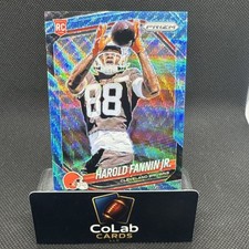 2025 Panini Prizm - Rookies Harold Fannin Jr. #399 Blue Wave Prizm /230 (RC)