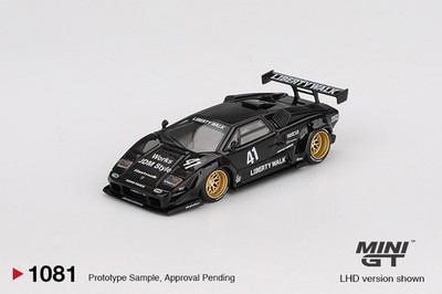 Mini GT 1:64 Lamborghini Countach LB-WORKS Black #1081 | eBay