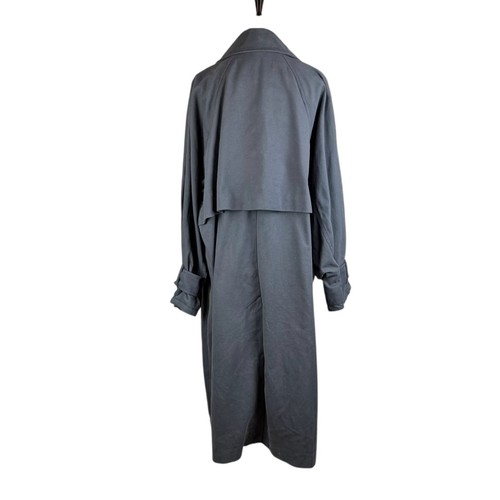 We the Free People S Need It Trenchcoat anthrazit grau schwerer Canvas Midi Mantel - Bild 5 von 15