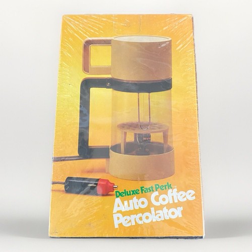 Vintage Auto Coffee Maker Percolator Bottle Warmer Car Truck Auto Boat RV NOS - Picture 1 of 11