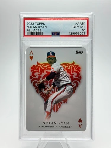 Nolan Ryan 2023 Topps Update Series All Aces PSA 10 Gem Mint #AA-51