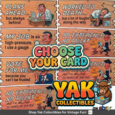 Wacky Plaks 1959 Topps - Excelent Plaks -  You Pick sb1