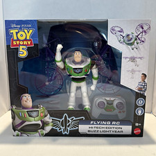 Disney Pixar Toy Story 5 Buzz Lightyear Flying RC Hi-Tech Edition w/ Controller