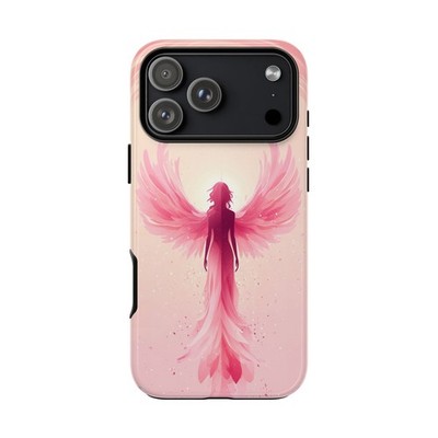 Phone Ink - Case for iPhone/Galaxy/Pixel - Spirit Guardian Pink Angel Wings