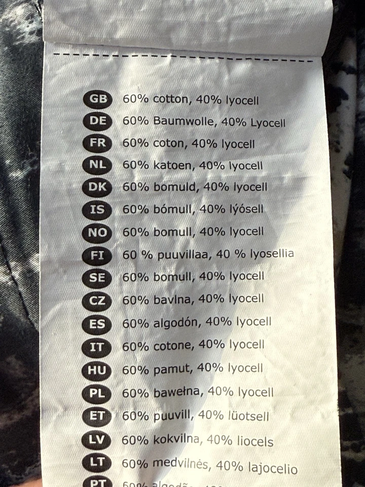 IKEA SKOGSLÖNN King Duvet Cover Only EUC Retired Abstract Painterly Gray Black - Image 4 of 4