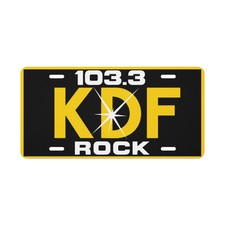 Replica 103.3 WKDF Vanity Plate KDF License Plate Nashville Radio 