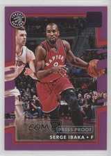 2017-18 Panini Donruss Press Proof Purple 158/199 Serge Ibaka #137 qw7