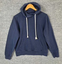Pact Hoodie Women's S Navy Blue Organic Cotton Preppy Yacht Tennis Sweatshirt