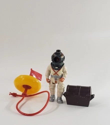 Deep Sea Diver  Fisher Price Adventure People #358  1979  Vintage  Chest  Buoy