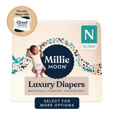 Millie Moon Luxury Diapers Newborn Size 30 Count Baby Diapers Free Ship